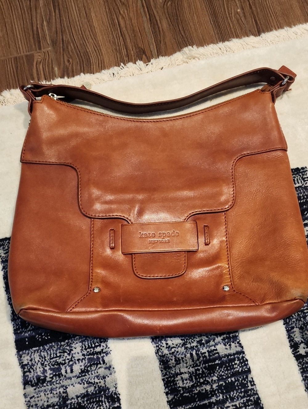 kate spade Cognac Leather Shoulder Bag